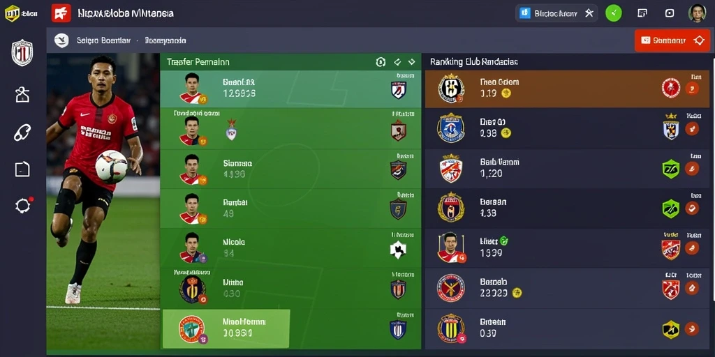 Tampak depan menu utama dengan grafis yang menarik.