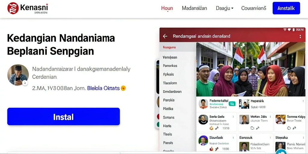 Tampilan antarmuka yang menarik dan mudah dinavigasi.