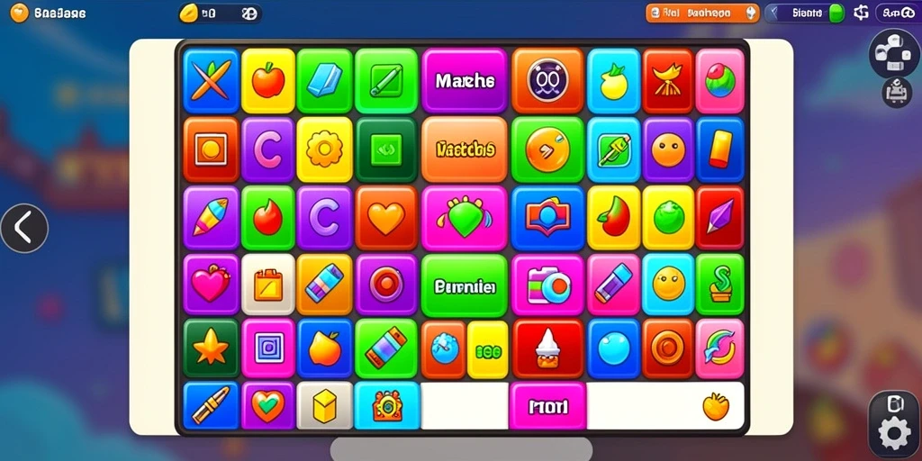 Tampilan permainan slot yang memukau dan penuh warna.