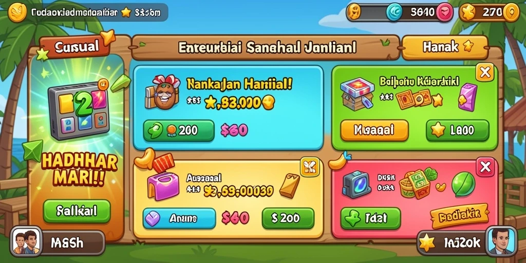 Tampilan antarmuka pengguna yang modern dan menarik.