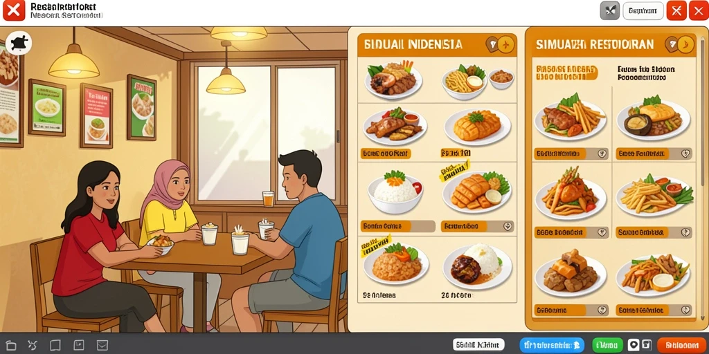 Tampilan antarmuka yang menarik dan mudah digunakan.