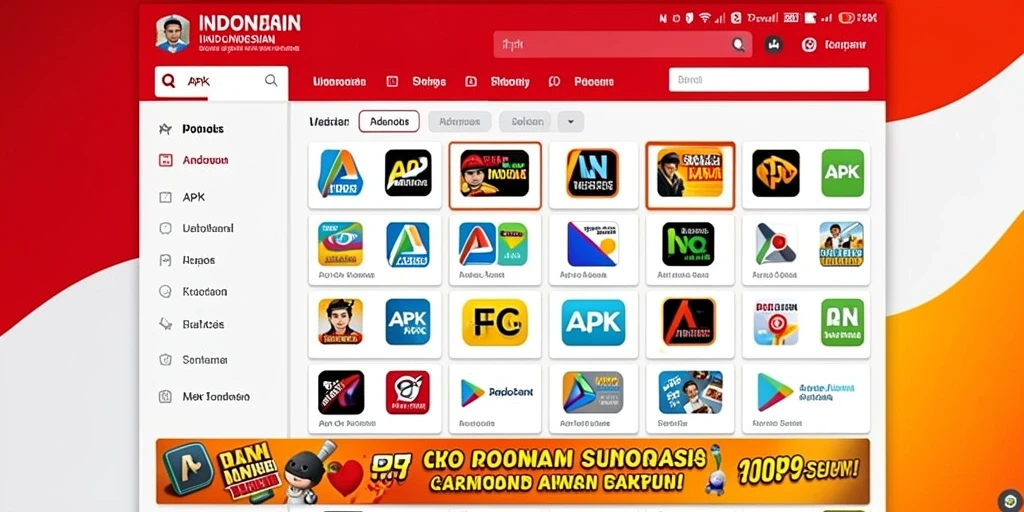 Tampilan menu utama yang menarik dan intuitif.