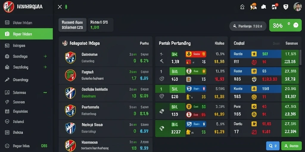 Tampilan dashboard yang menarik dan ramah pengguna.