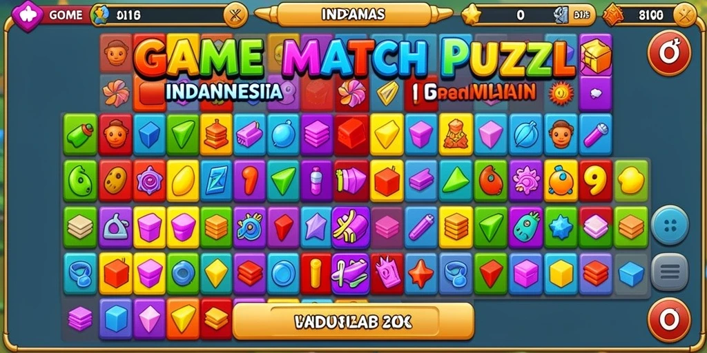 Tampilan permainan slot yang menarik dan berwarna-warni.