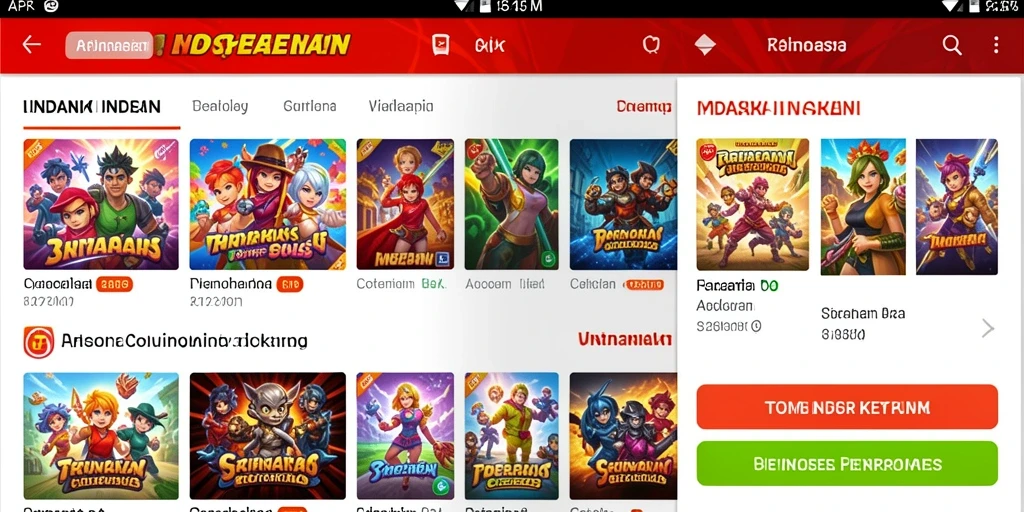 Tampilan karakter utama yang menarik dan unik.