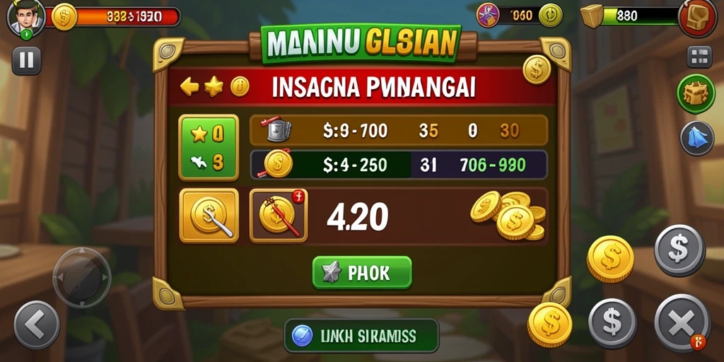 Tampilan awal permainan yang memukau dan menampilkan karakter utama.