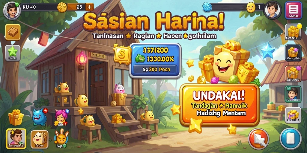 Tampilan antarmuka yang menarik dan mudah digunakan.