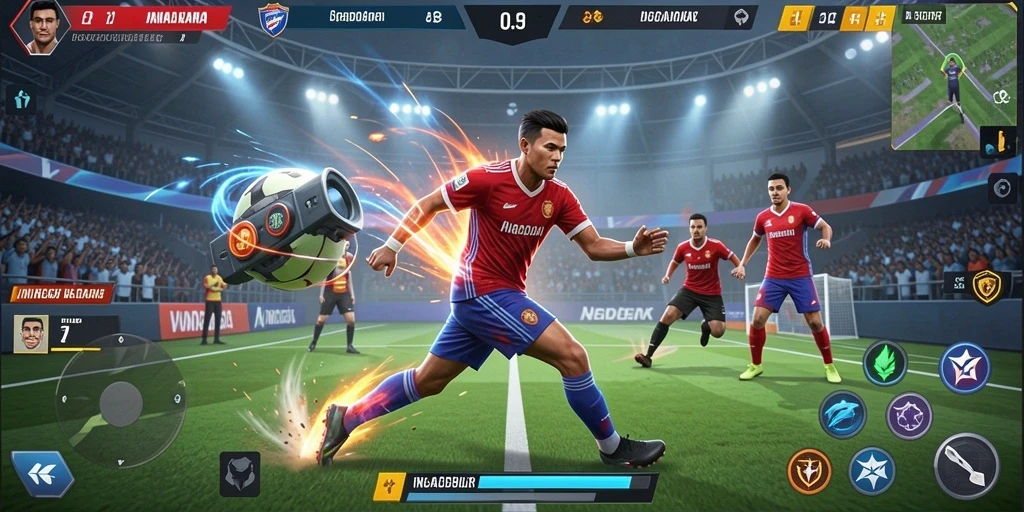 Screenshot menunjukkan tampilan antarmuka yang menarik.