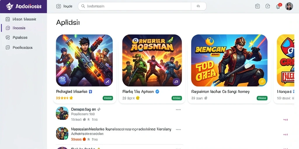 Tampilan antarmuka yang intuitif untuk semua fitur.